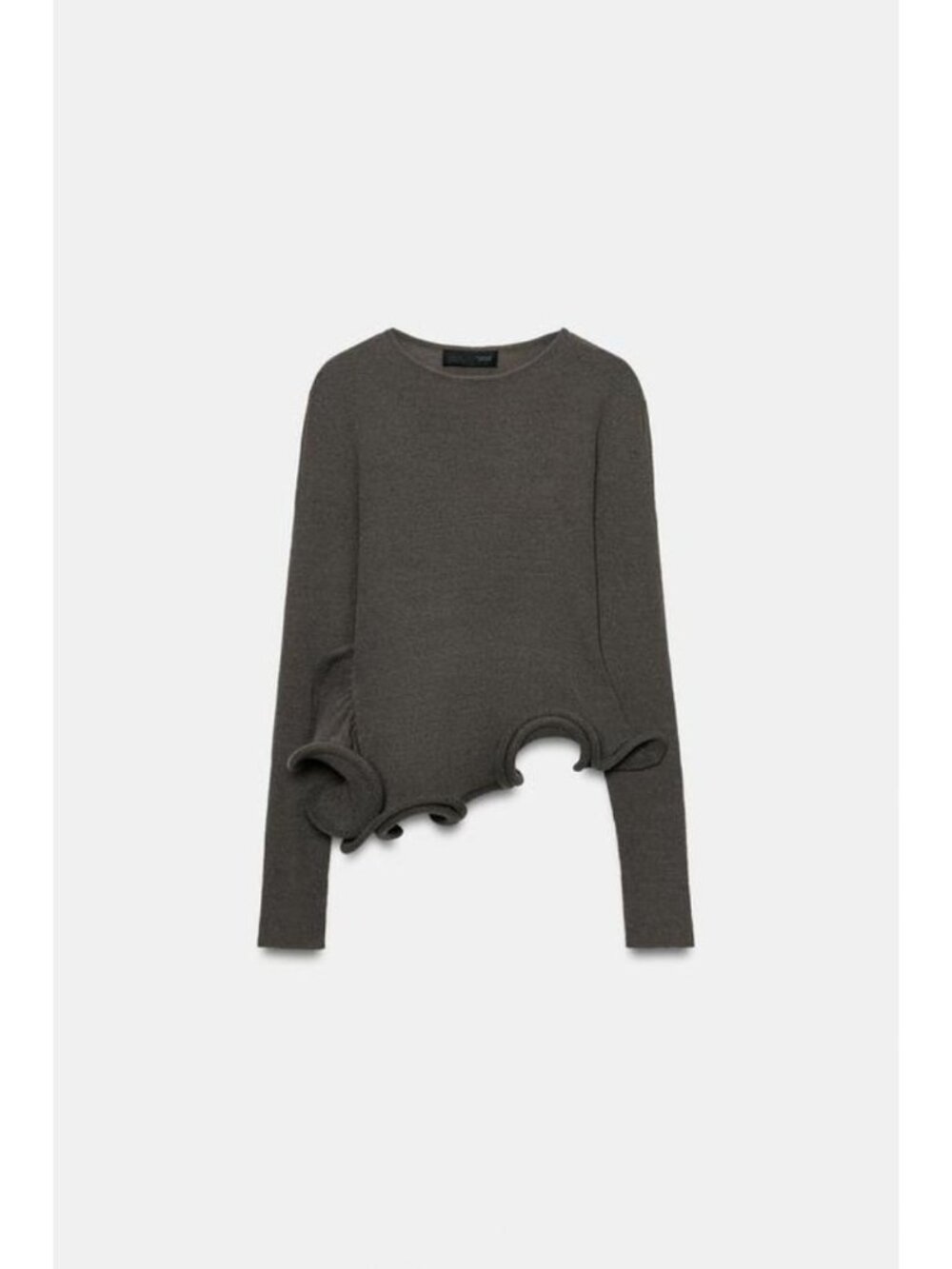 ZARA KNIT RFFLE JUMPER 3653/100/514